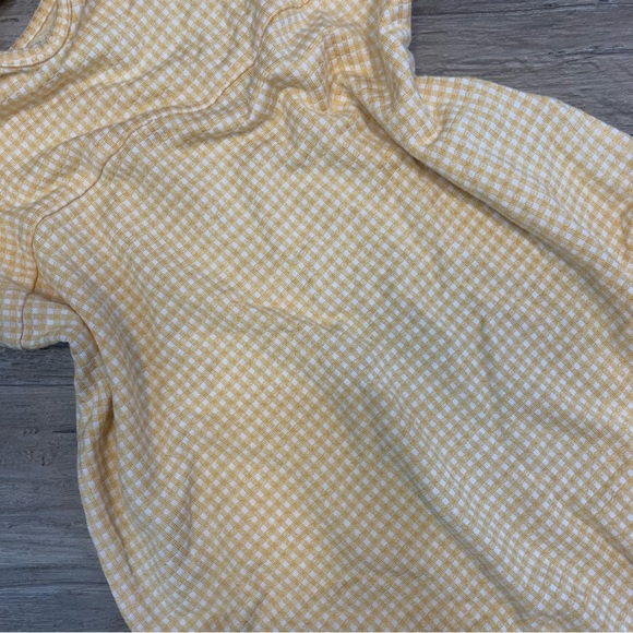 American Eagle Soft Gingham Check Bow Front Bodysuit - Picture 4 of 10